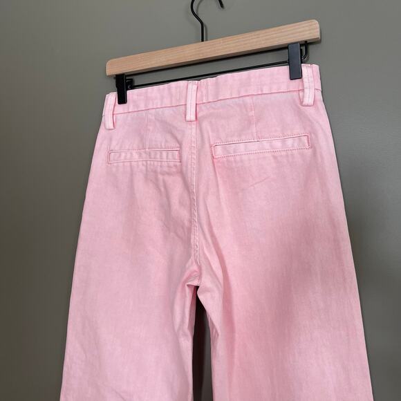 NWOT THE TAYLOR LOW RISE TROUSER Ballet Slipper Pink Size 23 Wide Leg Slouchy - Picture 15 of 16